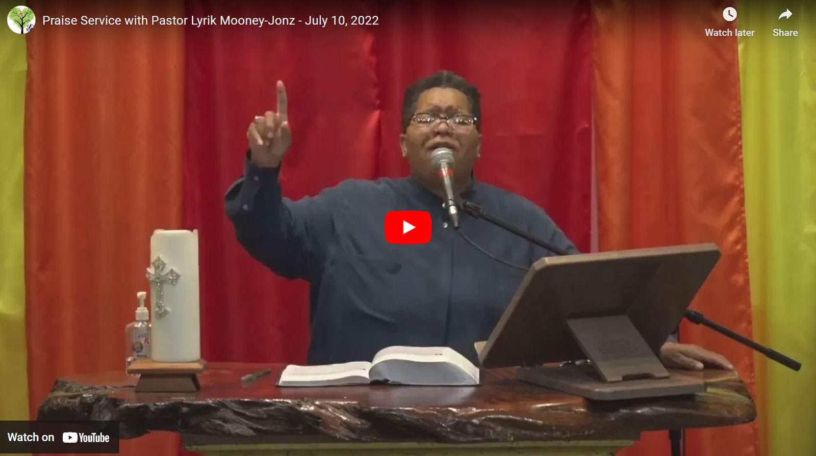 Praise Service with Pastor Lyrik Mooney-Jonz – July 10, 2022